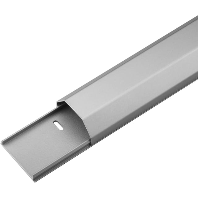 Pro Aluminium Kabel Abdeckung 50mm silver