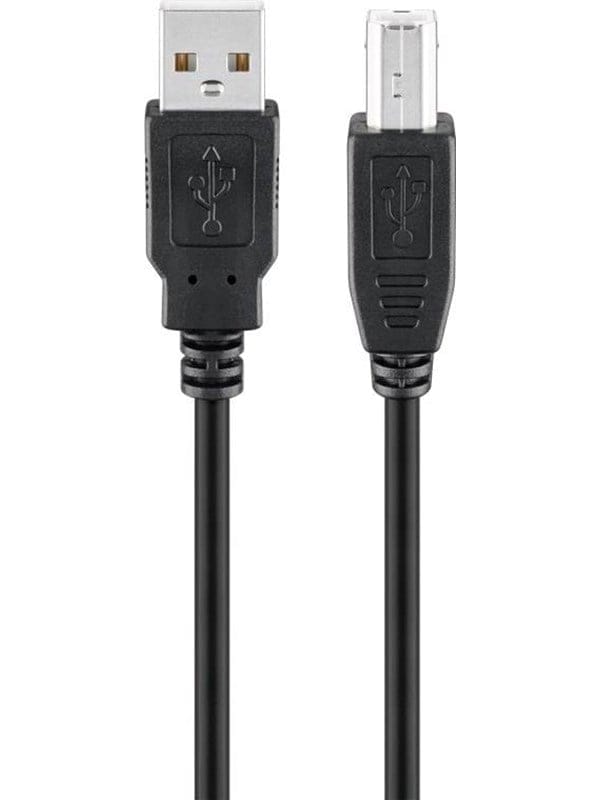 Pro USB 2.0 A/B - Schwarz - 5m