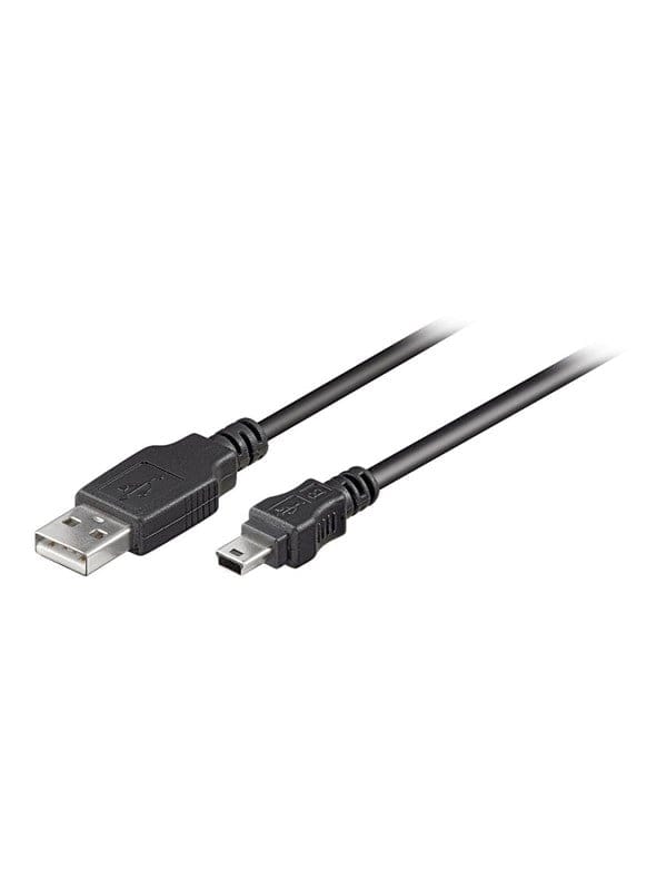 Pro USB-A USB Mini-B (5-pin) - 0.15m - Schwarz