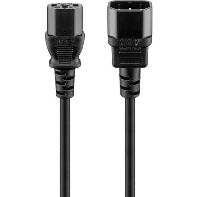 Pro Strom Kabel C14 - C13 - 1m