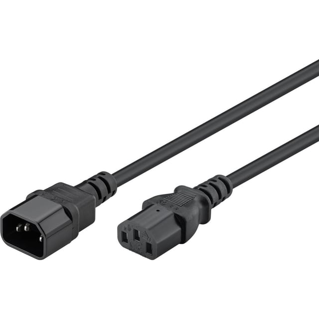 Pro Power cable C14 - C13 - Schwarz - 3m