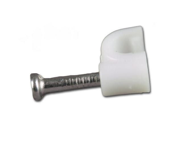 Pro Kabel Clip - Weiß - 4mm