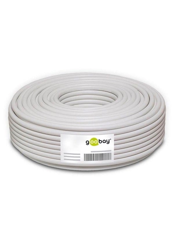 Pro Speaker Cable white CCA - 25 m
