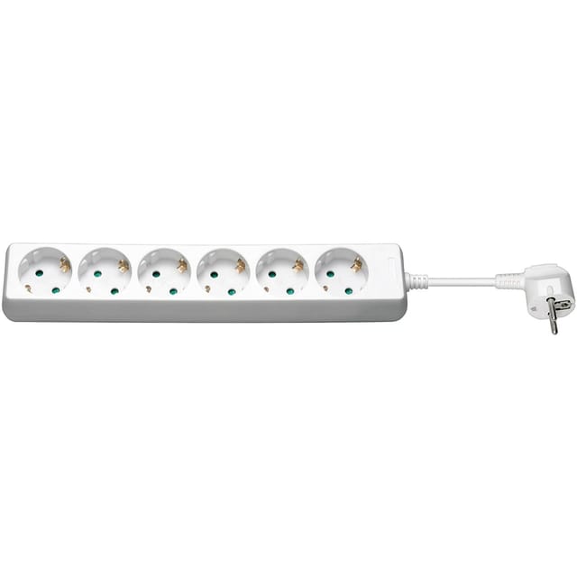 Pro Stikdåse 6 x CEE 7/4 Ohne Erde