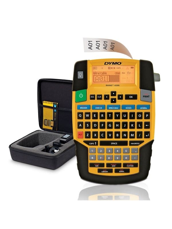 DYMO Rhino 4200 Kit für den industriellen Etikettendrucker