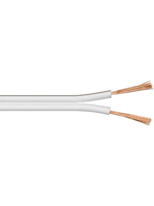 Pro Lautsprecher Kabel 1.5mm Weiß - 50m
