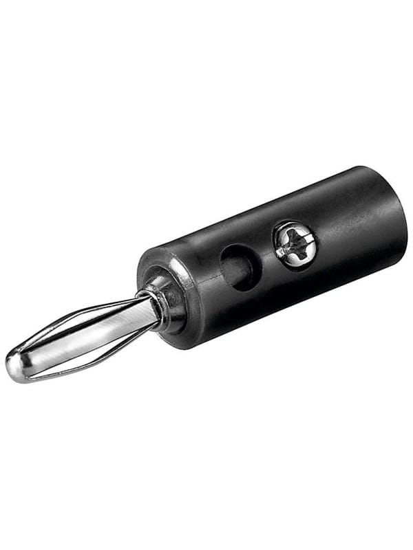 Pro Banana Plug 4mm - Schwarz - 10 Pack
