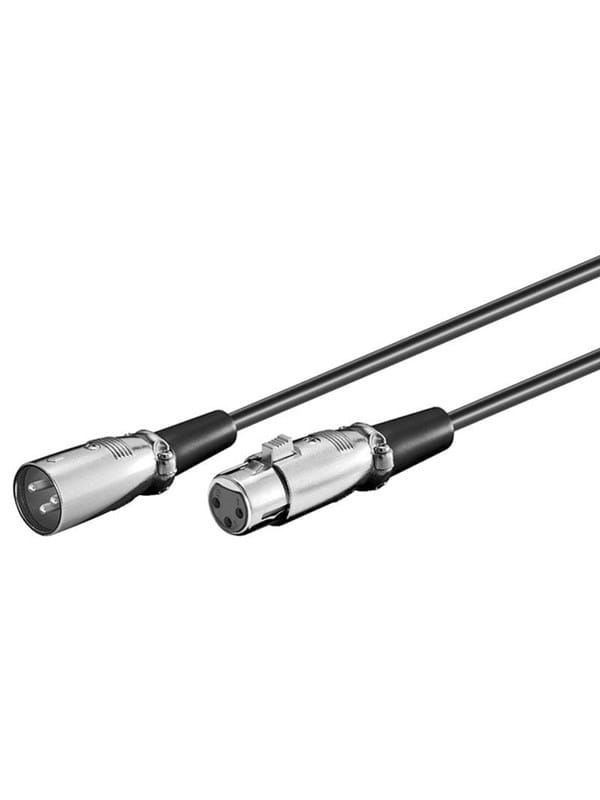 Pro XLR 3pins Cable - Black - 6m