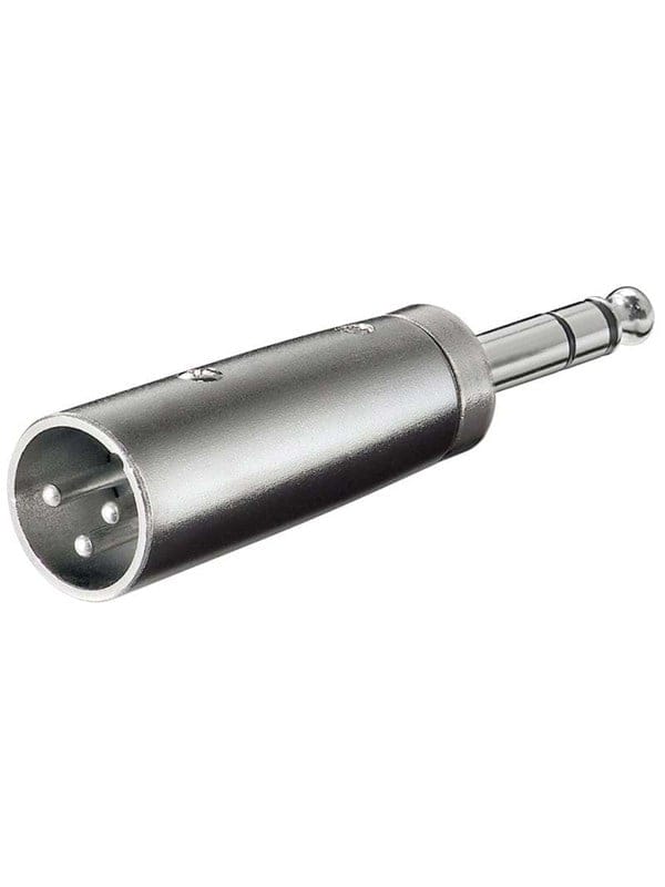 Pro XLR Adapter 3pin XLR M - Jack M
