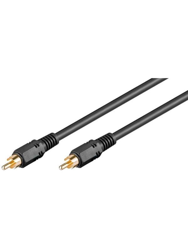 Pro RCA Mono Cable - Black - 20m
