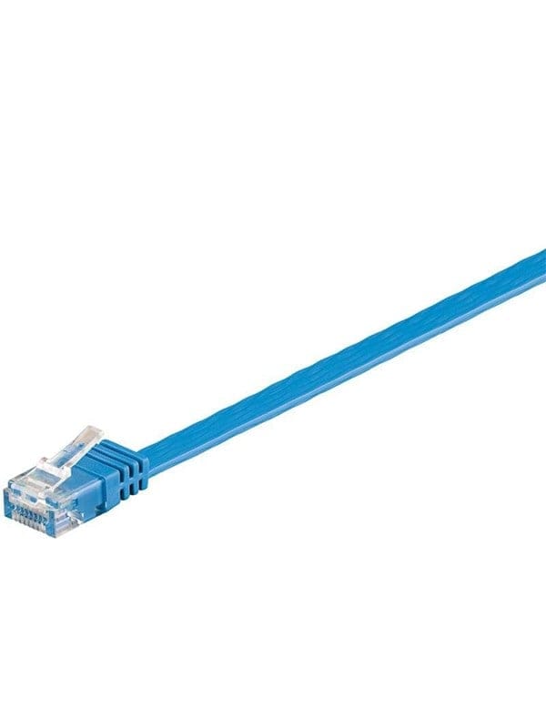 Pro LAN CAT 6 UTP Flat - Blau - 2m