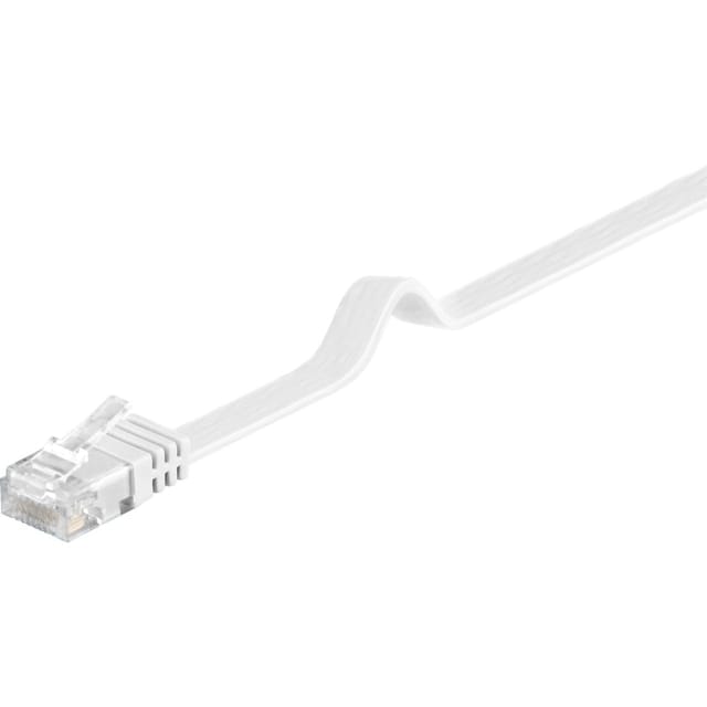Pro LAN CAT 6 UTP Flat - Weiß - 7m