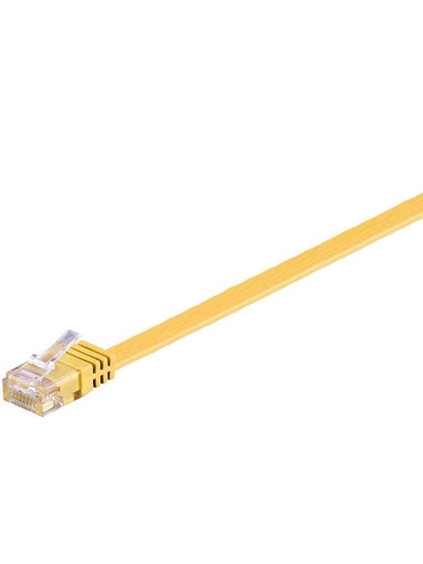 Pro LAN CAT 6 UTP Flat - Gelb - 2m