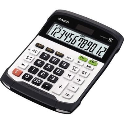CASIO WATER-RESISTANT CALCULATOR WD-320MT
