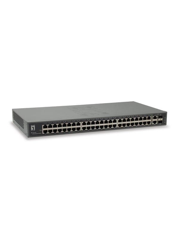 LevelOne FGU-5021 50-Port Fast Ethernet Switch 2 x Gigabit SFP/RJ45 Combo