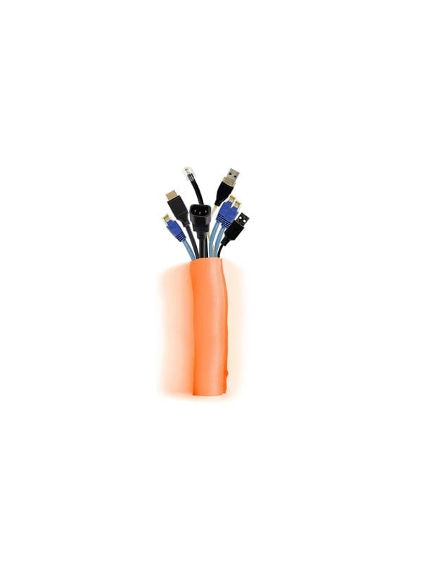 Multibrackets M Universal Cable Sock Self Wrapping 40mm Orange 25m