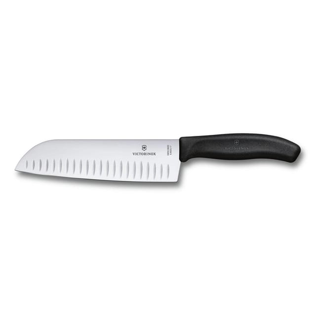 Victorinox SwissClassic Santoku Knife - Fluted Edge