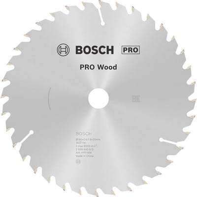 Bosch RUNDSAVKL.OPTILINE 190X2.6X20 MM 36 TDR