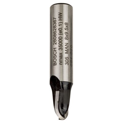 Bosch FRÆSER HULKEL HM 8 mm Ø 8 mm L 9.5 mm R