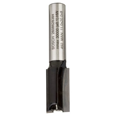 Bosch FRÆSER NOT 2 SKÆR HM 8 mm L 20 mm B 11