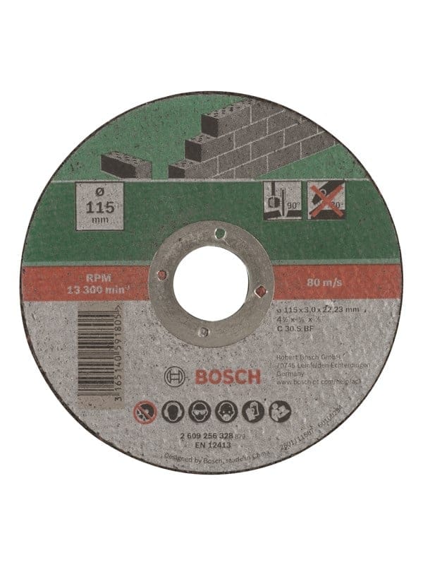 Bosch SKÆRESKIVE STEN 115X2.5MM LIGE