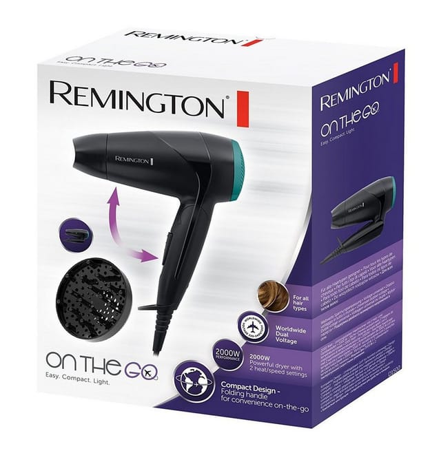 REMINGTON Haartrockner / Föhne D1500 On The Go - 2000 W