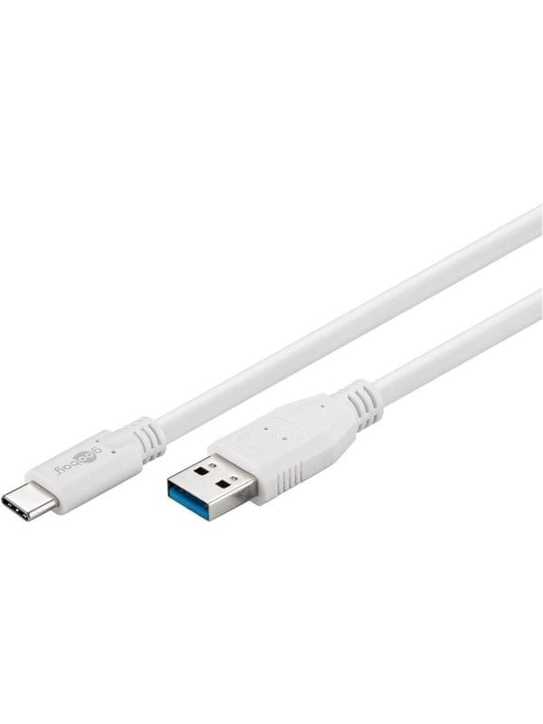 Pro USB-A USB-C - 1m - USB 3.0 - Weiß