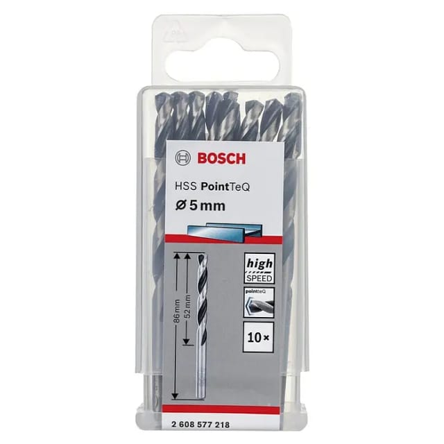 Bosch METALBOR POINTTEC HSS-R 5.0MM 10STK