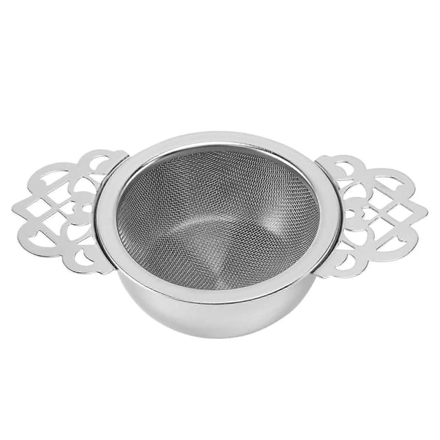 Teesiebe Mit Abtropfschalen (2er-set) Elegante Teesiebe Aus Edelstahl Für Losen Tee