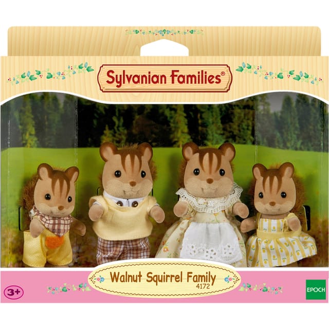 Sylvanian Families Walnut Squirrel Family
