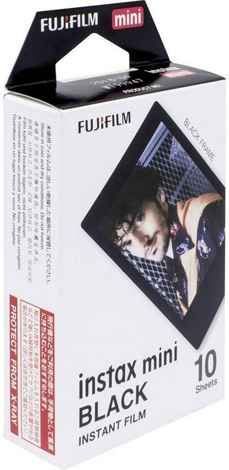 Fujifilm INSTAX Mini Film - 10 Shots - Black