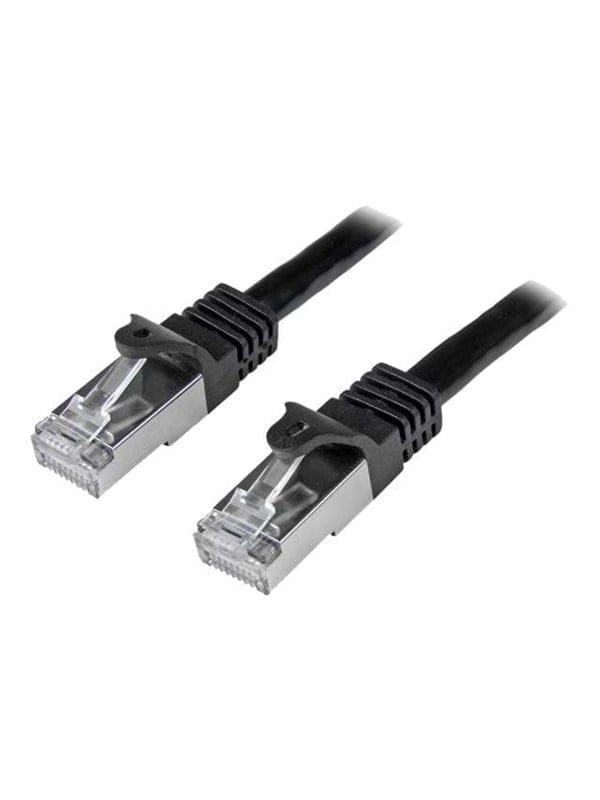 StarTech.com 3m Black Cat6 / Cat 6 Shielded (SFTP) Patch Cable 3 m - patchkabel - 3 m - sort