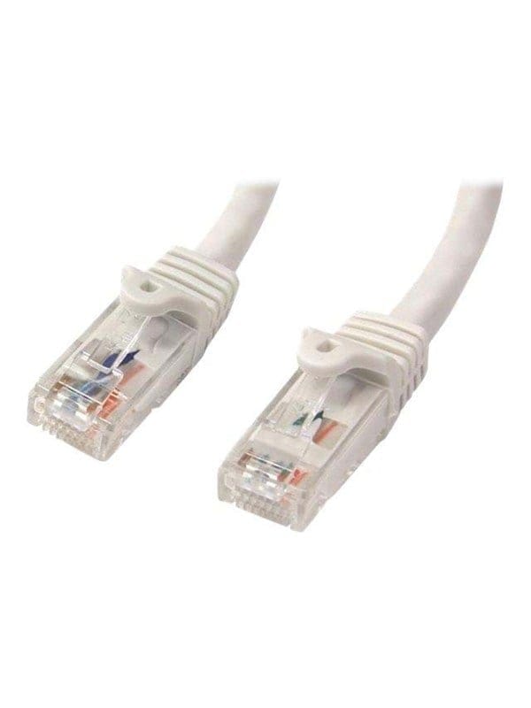 StarTech.com 10m White Cat6 / Cat 6 Snagless Patch Cable 10 m - patchkabel - 10 m - hvid - Weiß - 10m
