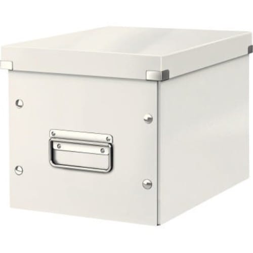 Leitz Click & Store WOW Aufbewahrungs- und Transportbox Cube Mittel Weiß