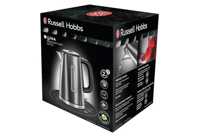 Russell Hobbs Wasserkocher Luna - Moonlight grey - 2400 W