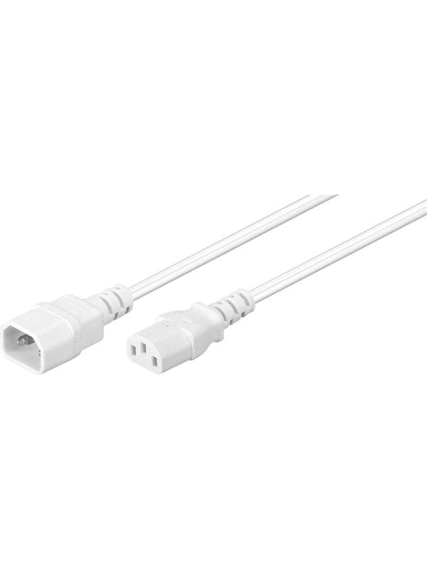 Pro Power cable C14 - C13 - Weiß - 2 m
