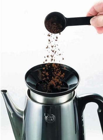 C3 Basic Eco - electric percolator - bright stainless steel