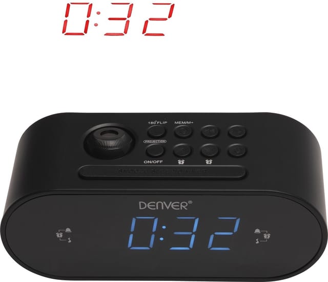 DENVER CRP-717 - clock radio - FM - schwarz