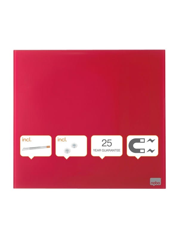 Nobo Diamond Glas - magnetische Glastafel Einzelhandelspackung