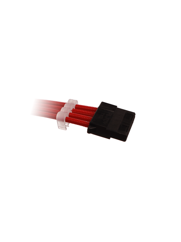 DUTZO Sleeved 4-pins Molex Cable - Red