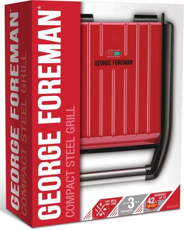 George Foreman 25030-56 Compact - grill - red