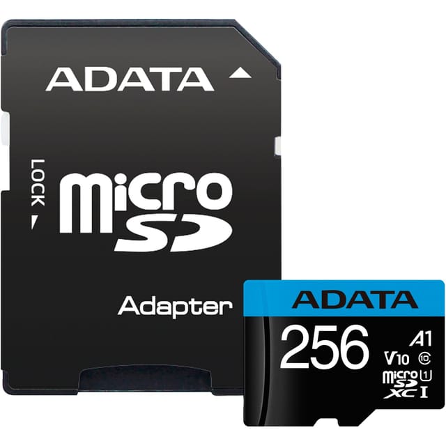A-Data Premier MicroSD/SD - 100MB/s - 256GB
