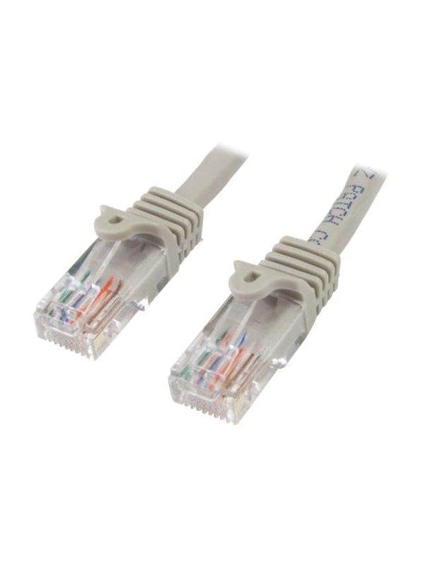 StarTech.com 10m Gray Cat5e / Cat 5 Snagless Ethernet Patch Cable 10 m - patch cable - 10 m - grey - Grau - 10m