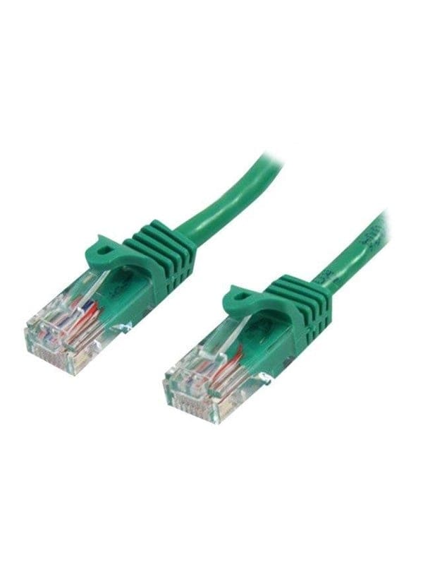 StarTech.com 5m Green Cat5e / Cat 5 Snagless Ethernet Patch Cable 5 m - network cable - 5 m - green - Grün - 5m