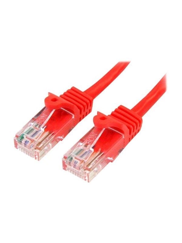 StarTech.com 5m Red Cat5e / Cat 5 Snagless Ethernet Patch Cable 5 m - network cable - 5 m - red - Rot - 5m