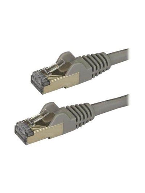 StarTech.com 3m Gray Cat6a / Cat 6a Shielded Ethernet Patch Cable 3 m - patch cable - 3 m - grey - Grau - 3m