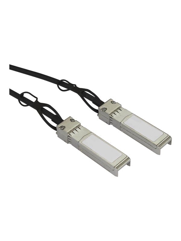 StarTech.com MSA Comp. SFP+ Direct-Attach Twinax Cable - 0.5 m (1.6 ft.) - 10GBase direct attach cable - 50 cm - black - Schwarz - 0.5m