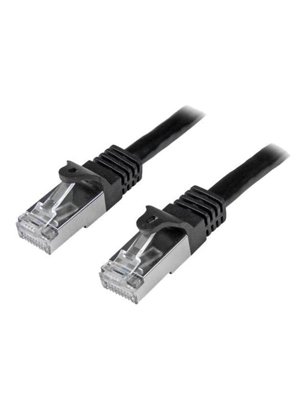 StarTech.com 5m Black Cat6 / Cat 6 Shielded (SFTP) Patch Cable 5 m - patch cable - 5 m - black - Schwarz - 5m