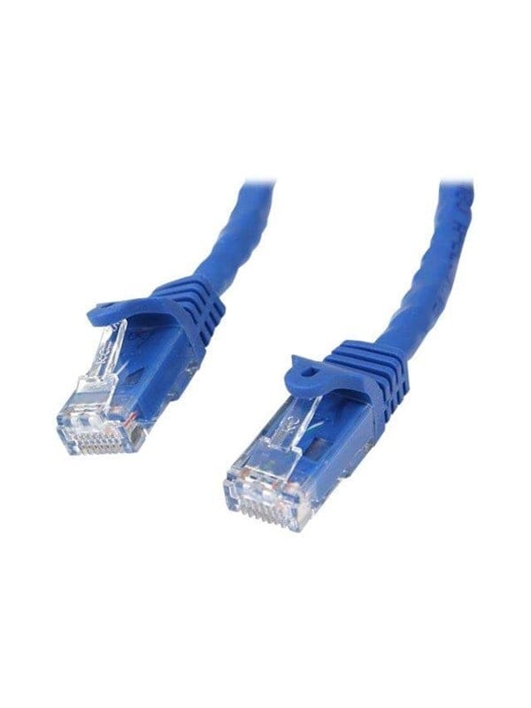 StarTech.com Gigabit Snagless RJ45 UTP Cat6 Patch Cable Cord - patch cable - 5 m - blue - Blau - 5m