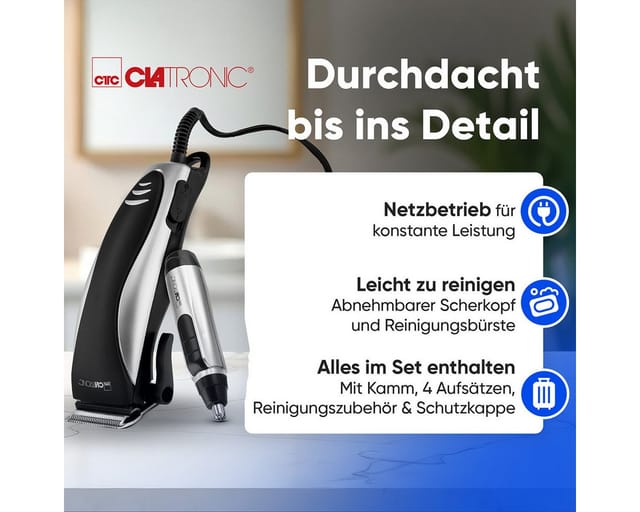 Clatronic HSM 3441 NE - trimmer - with nose and ear trimmer
